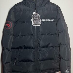 Super Triple Goose Block Bomber Jacket